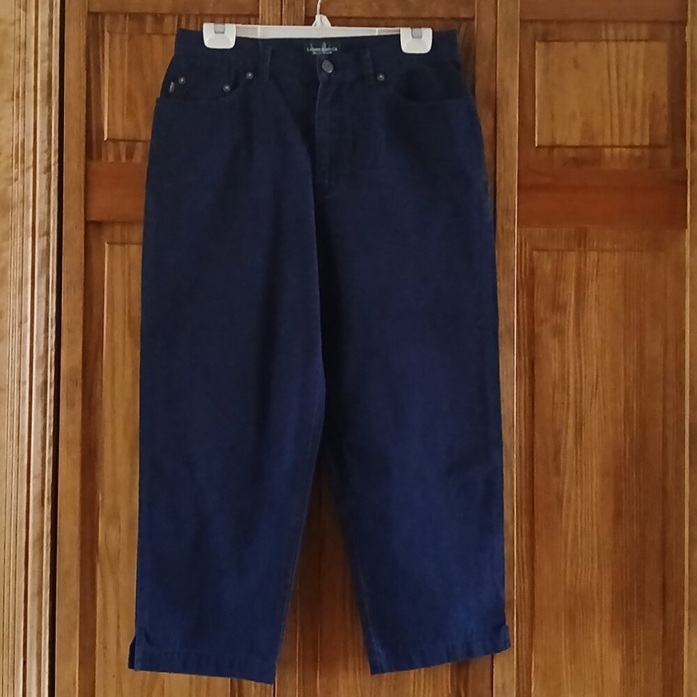 Ralph Lauren dark blue cropped jeans sz 10 woman's